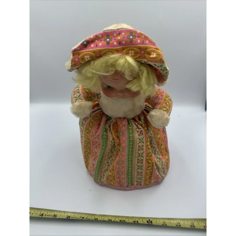 Vintage 1950s Knickerbocker Style Cloth Doll Vinyl Rubber Head Zipper‎ Back USA